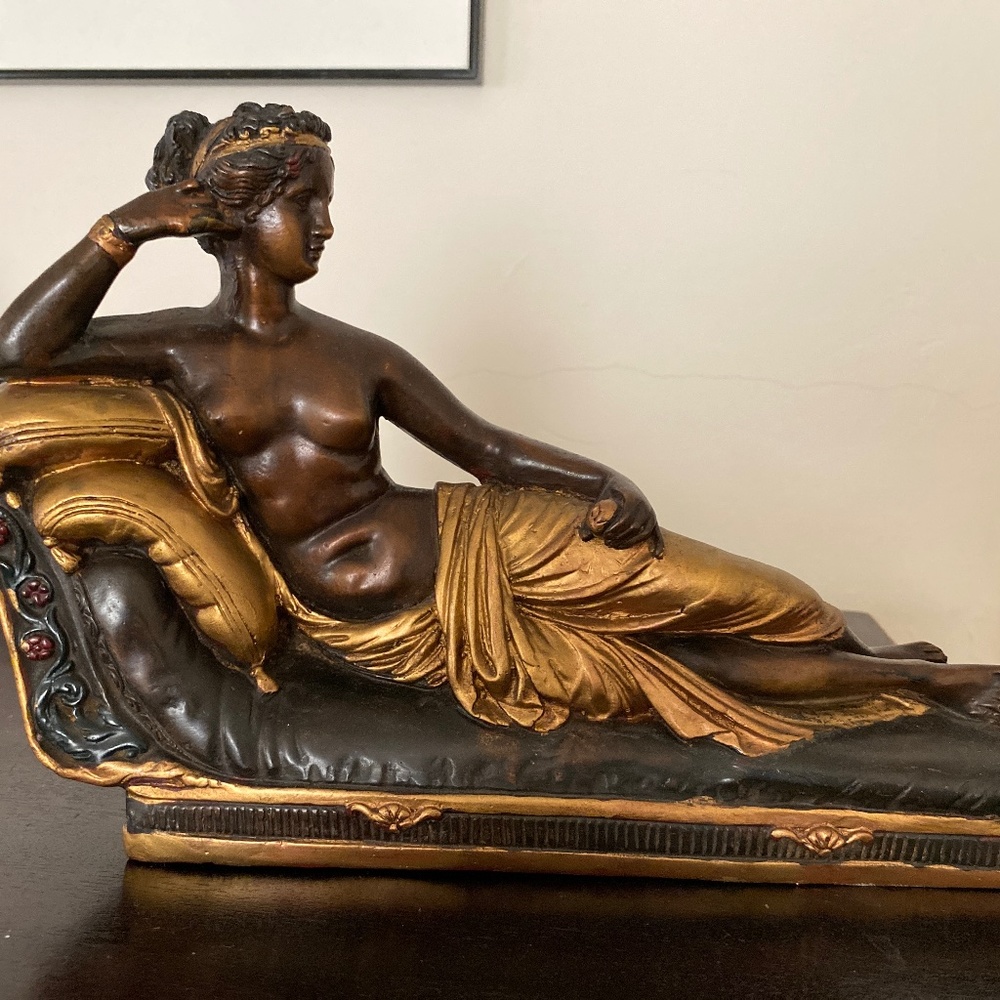 Bronze Nude Reclining Woman